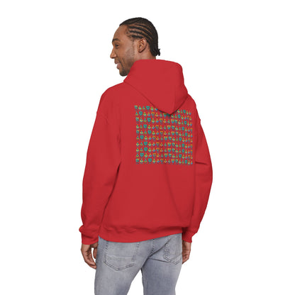 Young Symbol by Trueiluminati Unisex Hoodie, Cozy Sweatshirt for Outdoor Lovers, Gift for Adventurers, Eco-Friendly Fashion, Great for Camping