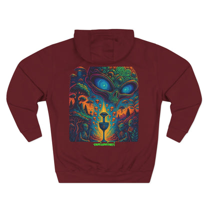 Psychedelic Three-Panel Fleece Hoodie, Cozy Hoodie for Festival Lovers, Unique Gift for Art Enthusiasts, Perfect for Casual Outings, [...]
