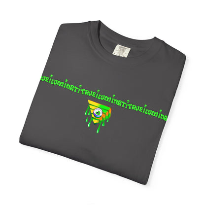 Welcome To The Club By Trueiuminati Unisex Gothic Tattoo-Style Shirt – Exclusive Trueiluminati Design Garment-Dyed T-shirt