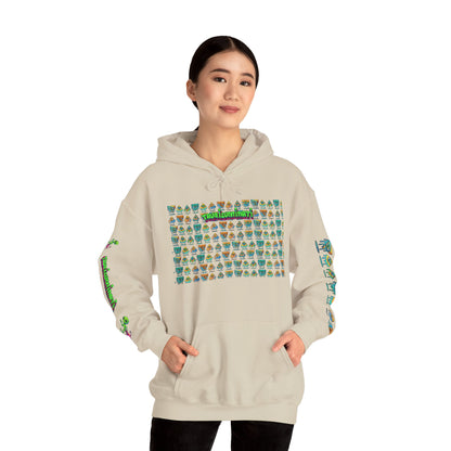 Young Symbol by Trueiluminati Unisex Hoodie, Cozy Sweatshirt for Outdoor Lovers, Gift for Adventurers, Eco-Friendly Fashion, Great for Camping