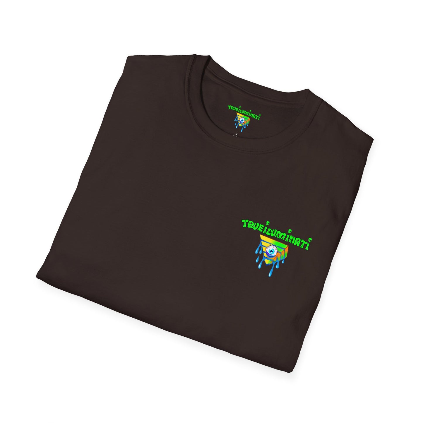 Forest At Night By Trueiluminati Mystical Gathering Unisex T-Shirt | Chill Vibes, Perfect for Festivals, Summer Nights, Gift for Friends, Unique Graphic Tee