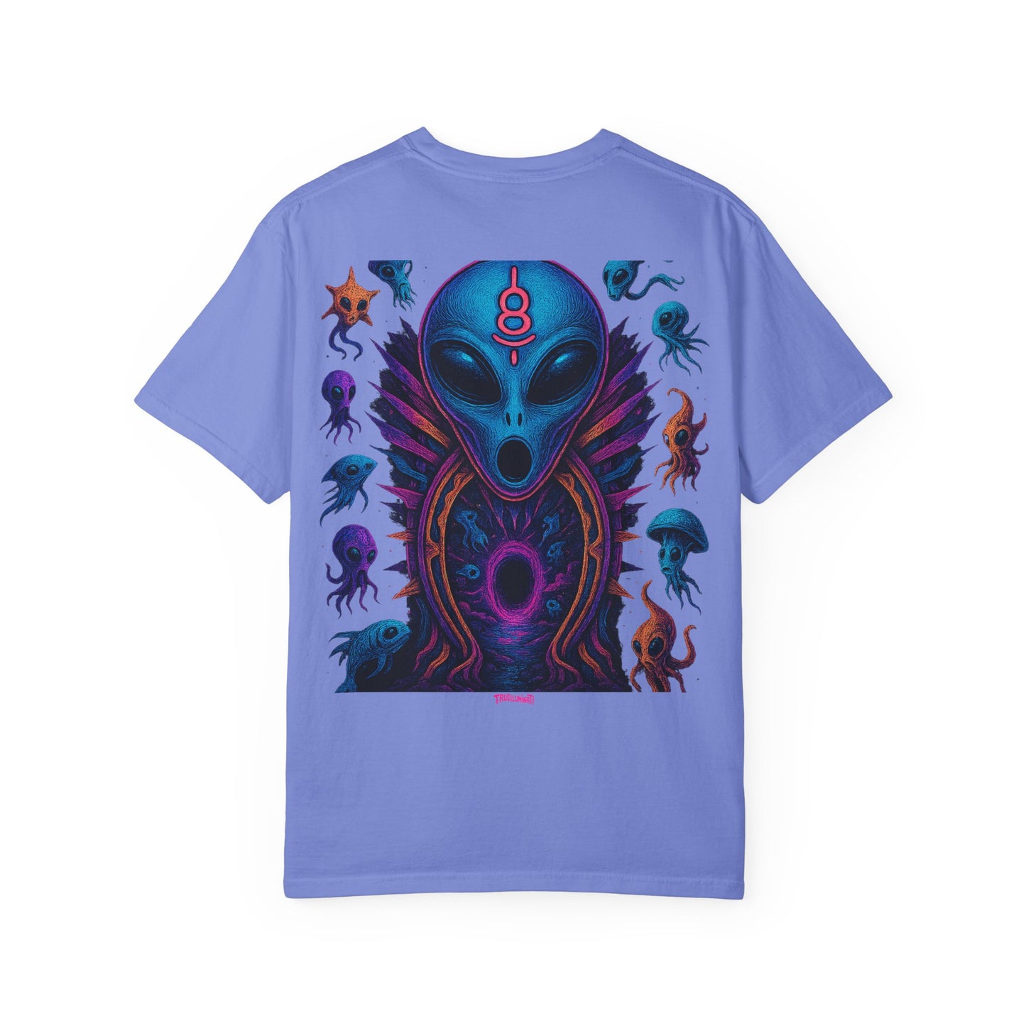 Deep Sea Portal By Trueiluminati T-shirt - Vibrant Unisex Tee for Sci-Fi Lovers, Casual Wear, Unique Gift for Birthdays, Festivals, or Everyday Style
