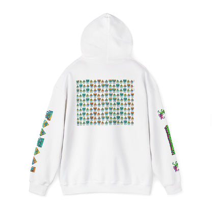 Young Symbol by Trueiluminati Unisex Hoodie, Cozy Sweatshirt for Outdoor Lovers, Gift for Adventurers, Eco-Friendly Fashion, Great for Camping