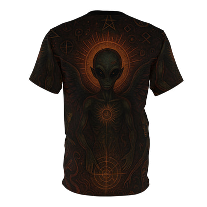 Ancient Traveler by Trueiluminati Unisex Tee, Unique Graphic Tee, Sci-Fi T-Shirt, Gift for Space Lovers, Men's & Women's Casual Wear