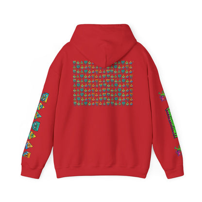 Young Symbol by Trueiluminati Unisex Hoodie, Cozy Sweatshirt for Outdoor Lovers, Gift for Adventurers, Eco-Friendly Fashion, Great for Camping