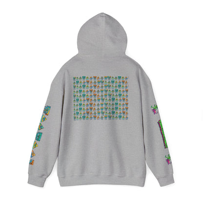 Young Symbol by Trueiluminati Unisex Hoodie, Cozy Sweatshirt for Outdoor Lovers, Gift for Adventurers, Eco-Friendly Fashion, Great for Camping