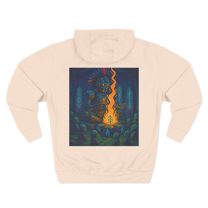 🔥 Moletom Shaman Elemental do Fogo – Por Trueiluminati Flame, Streetwear Cósmico, Estilo Unissex