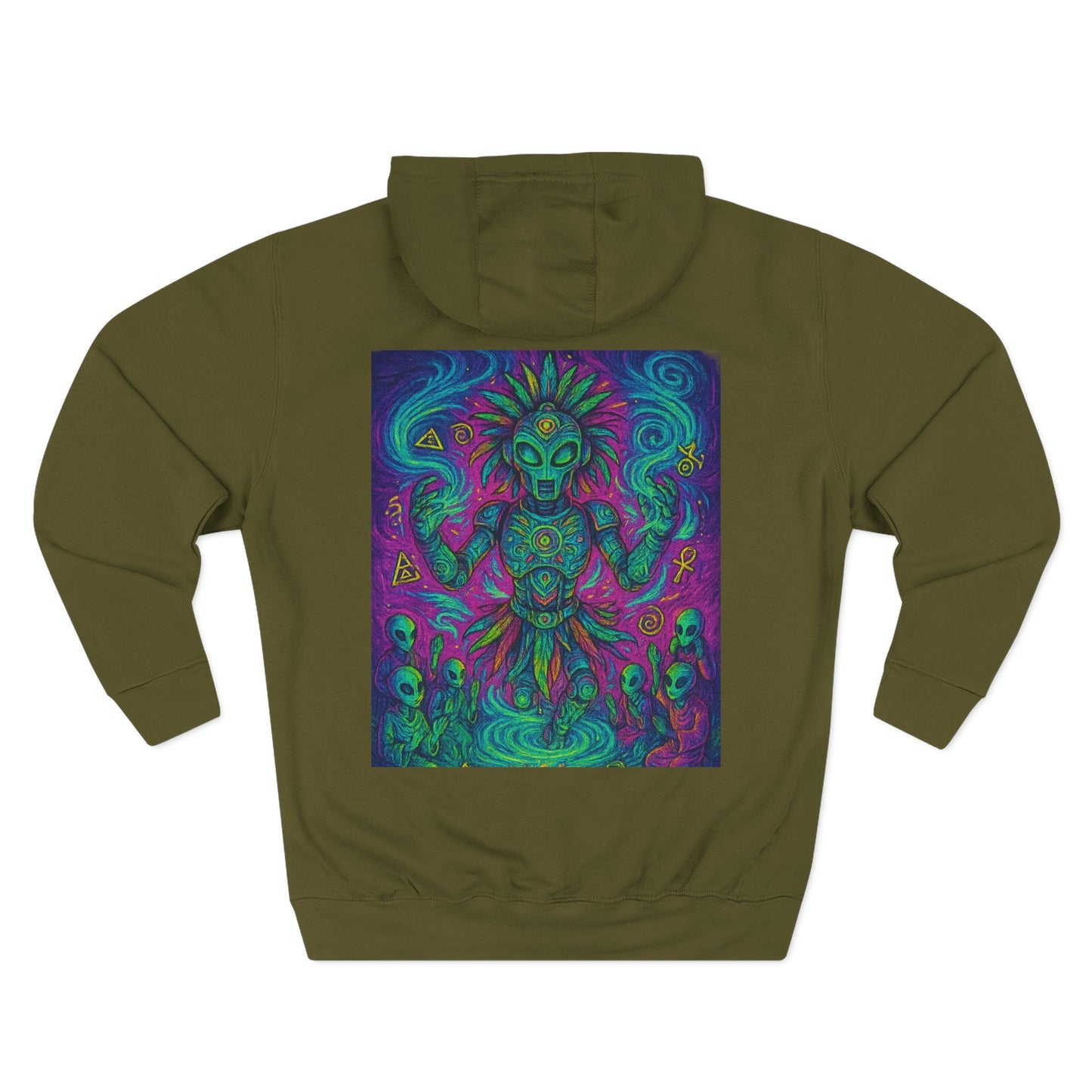 🌬️ Air Elemental Shaman Hoodie – By Trueiluminati Breath, Cosmic Streetwear, Unisex Style