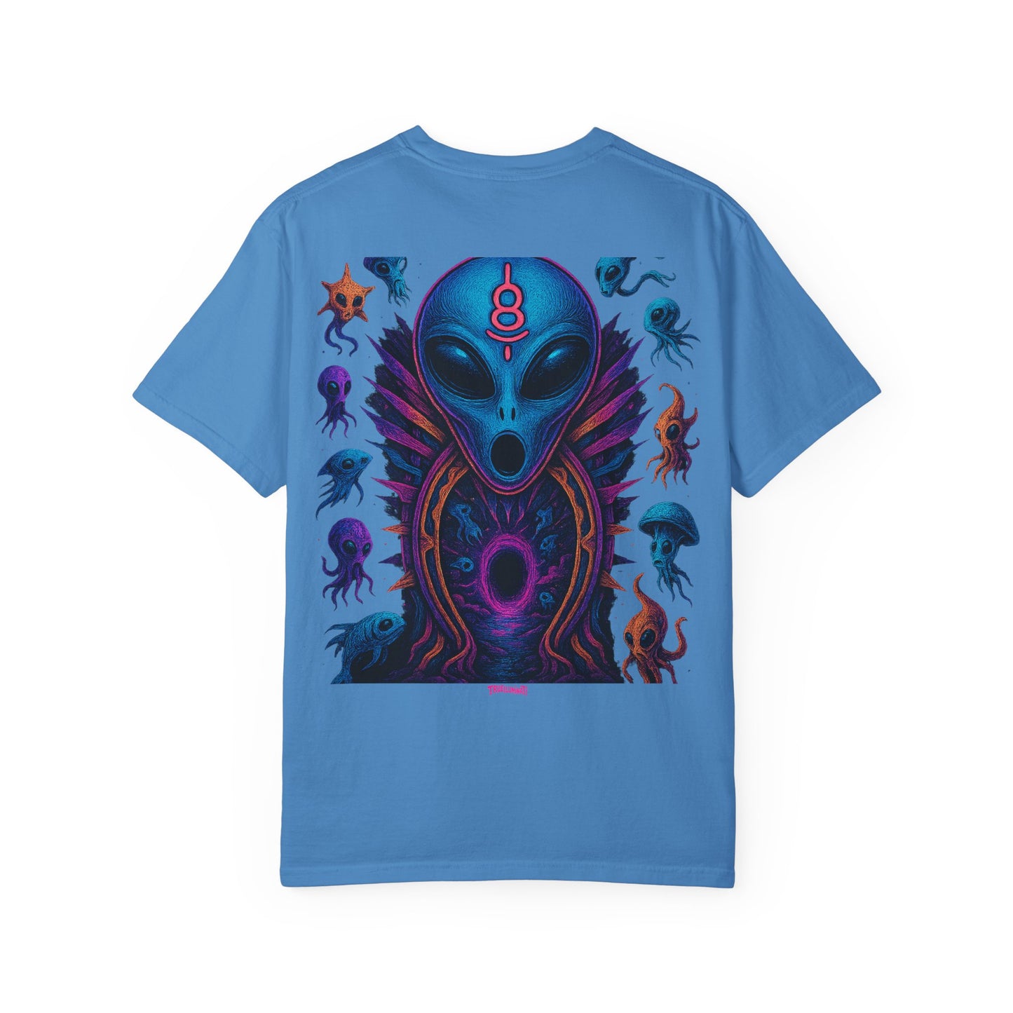 Deep Sea Portal By Trueiluminati T-shirt - Vibrant Unisex Tee for Sci-Fi Lovers, Casual Wear, Unique Gift for Birthdays, Festivals, or Everyday Style