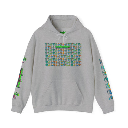 Young Symbol by Trueiluminati Unisex Hoodie, Cozy Sweatshirt for Outdoor Lovers, Gift for Adventurers, Eco-Friendly Fashion, Great for Camping