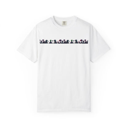 Hell Path By Trueiluminati Garment-Dyed T-shirt Unisex Gothic Tattoo-Style Shirt – Exclusive Trueiluminati Design