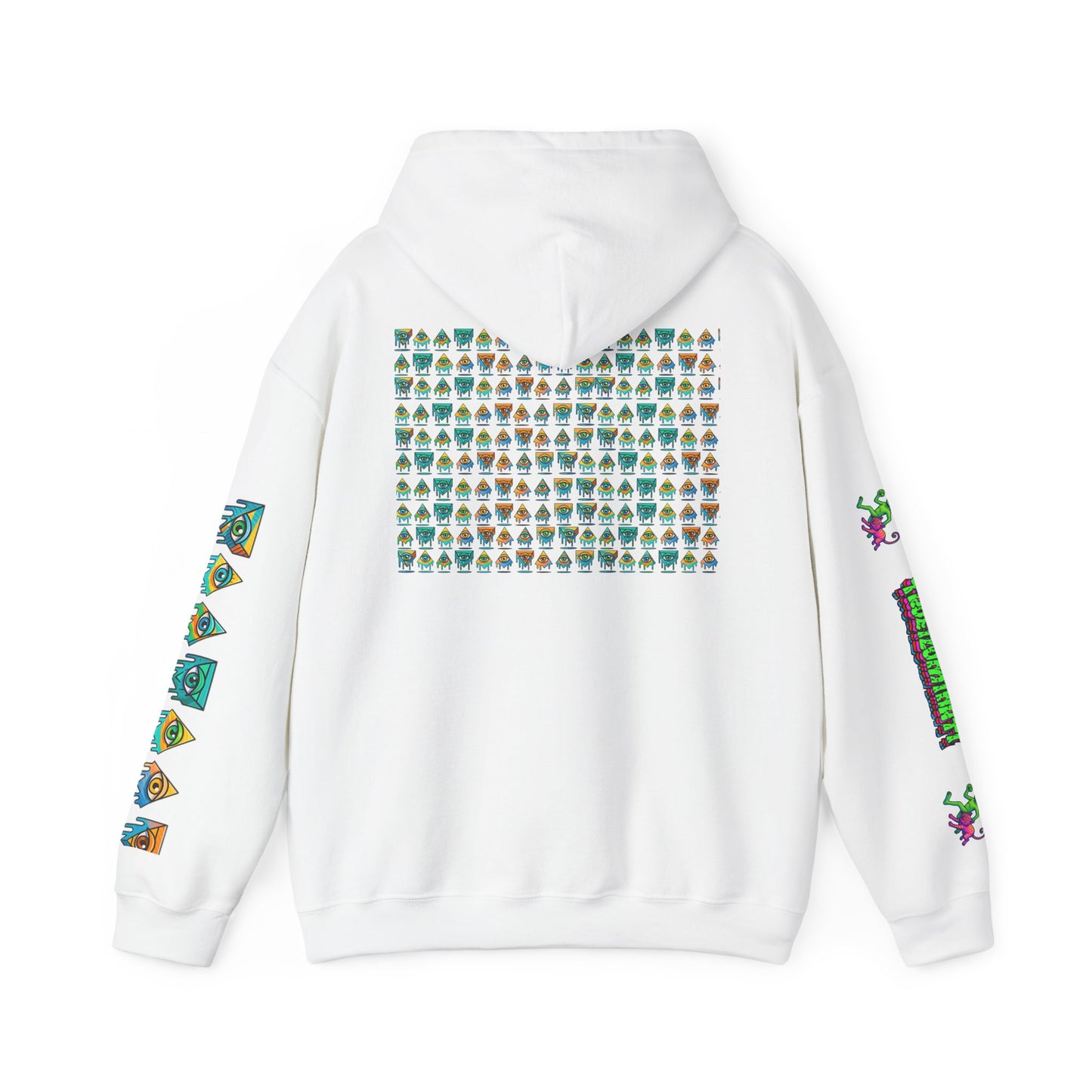 Young Symbol by Trueiluminati Unisex Hoodie, Cozy Sweatshirt for Outdoor Lovers, Gift for Adventurers, Eco-Friendly Fashion, Great for Camping