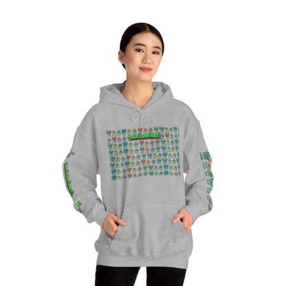 Young Symbol by Trueiluminati Unisex Hoodie, Cozy Sweatshirt for Outdoor Lovers, Gift for Adventurers, Eco-Friendly Fashion, Great for Camping