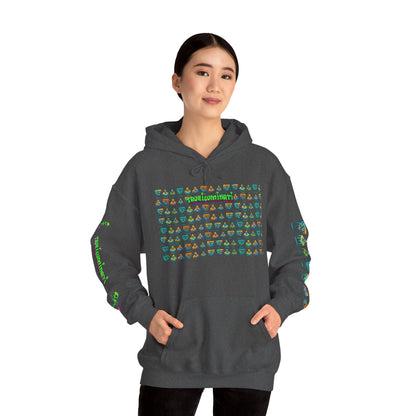 Young Symbol by Trueiluminati Unisex Hoodie, Cozy Sweatshirt for Outdoor Lovers, Gift for Adventurers, Eco-Friendly Fashion, Great for Camping
