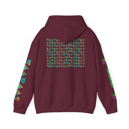 Young Symbol by Trueiluminati Unisex Hoodie, Cozy Sweatshirt for Outdoor Lovers, Gift for Adventurers, Eco-Friendly Fashion, Great for Camping