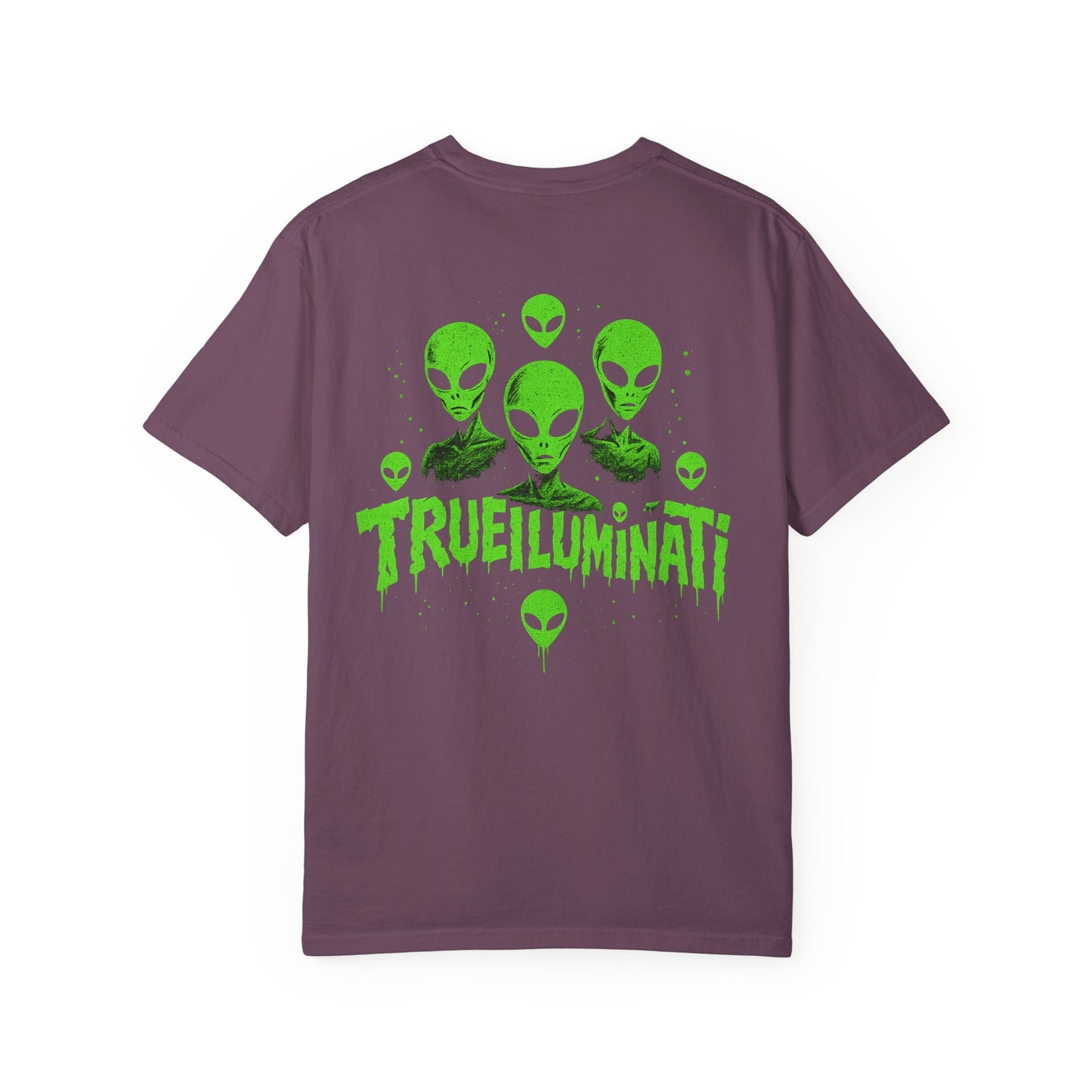 Welcome To The Club By Trueiuminati Unisex Gothic Tattoo-Style Shirt – Exclusive Trueiluminati Design Garment-Dyed T-shirt