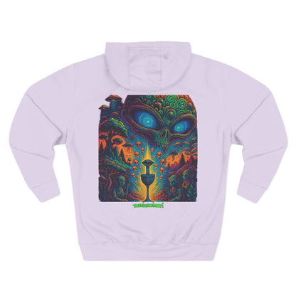 Psychedelic Three-Panel Fleece Hoodie, Cozy Hoodie for Festival Lovers, Unique Gift for Art Enthusiasts, Perfect for Casual Outings, [...]