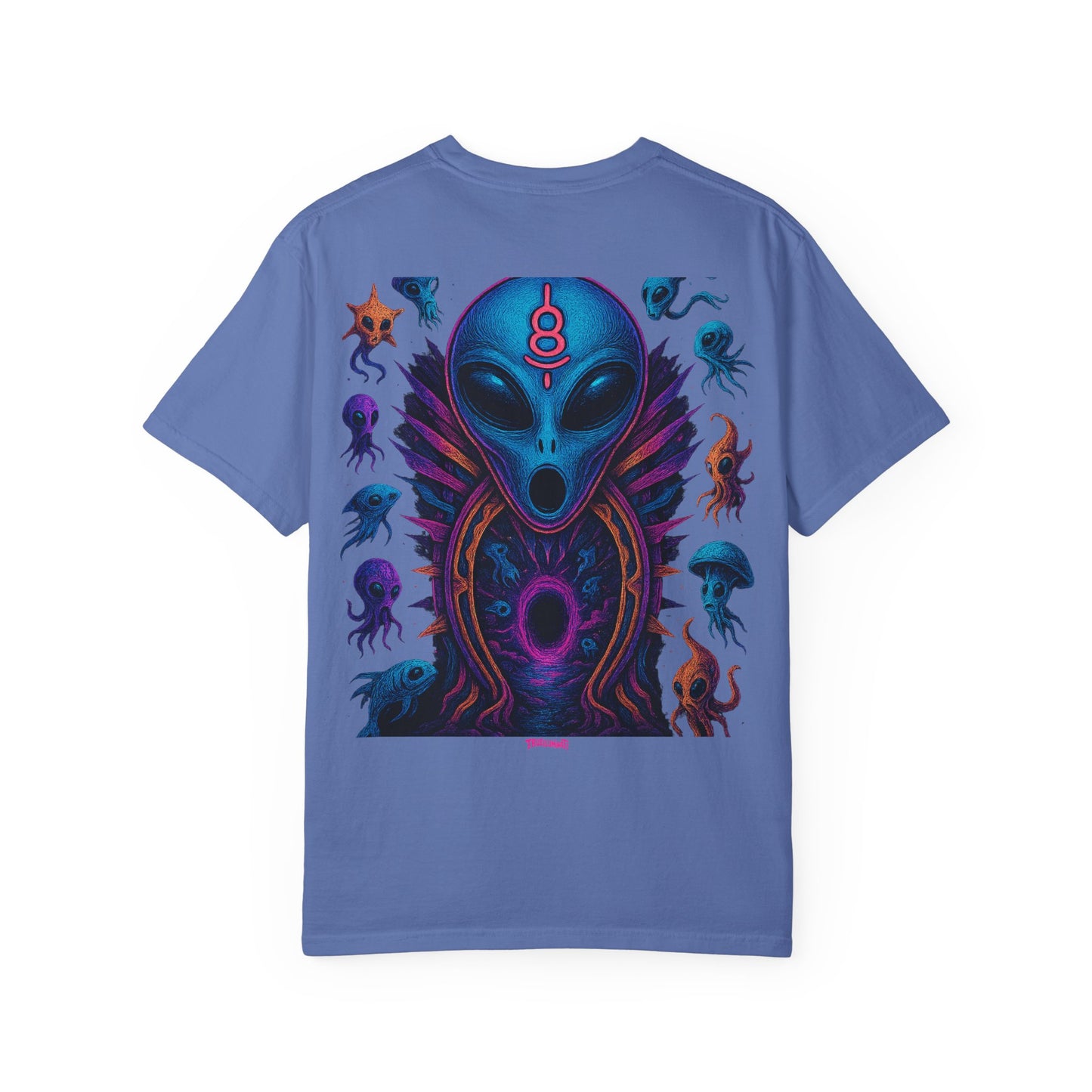 Deep Sea Portal By Trueiluminati T-shirt - Vibrant Unisex Tee for Sci-Fi Lovers, Casual Wear, Unique Gift for Birthdays, Festivals, or Everyday Style