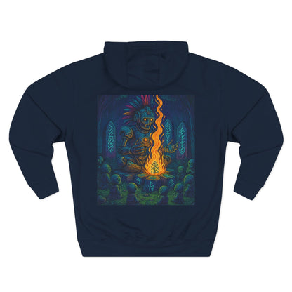 🔥 Moletom Shaman Elemental do Fogo – Por Trueiluminati Flame, Streetwear Cósmico, Estilo Unissex