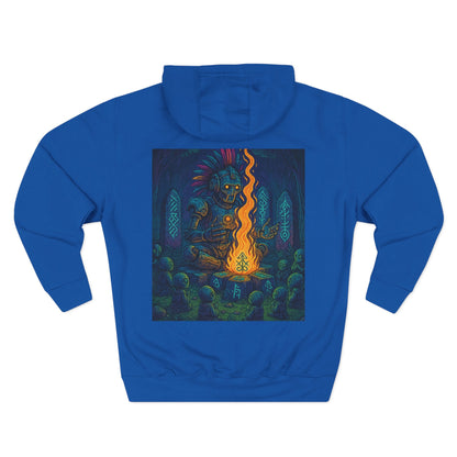 🔥 Moletom Shaman Elemental do Fogo – Por Trueiluminati Flame, Streetwear Cósmico, Estilo Unissex
