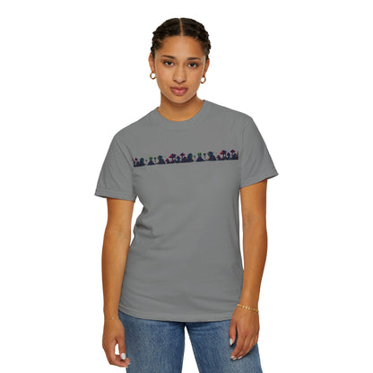 Hell Path By Trueiluminati Garment-Dyed T-shirt Unisex Gothic Tattoo-Style Shirt – Exclusive Trueiluminati Design