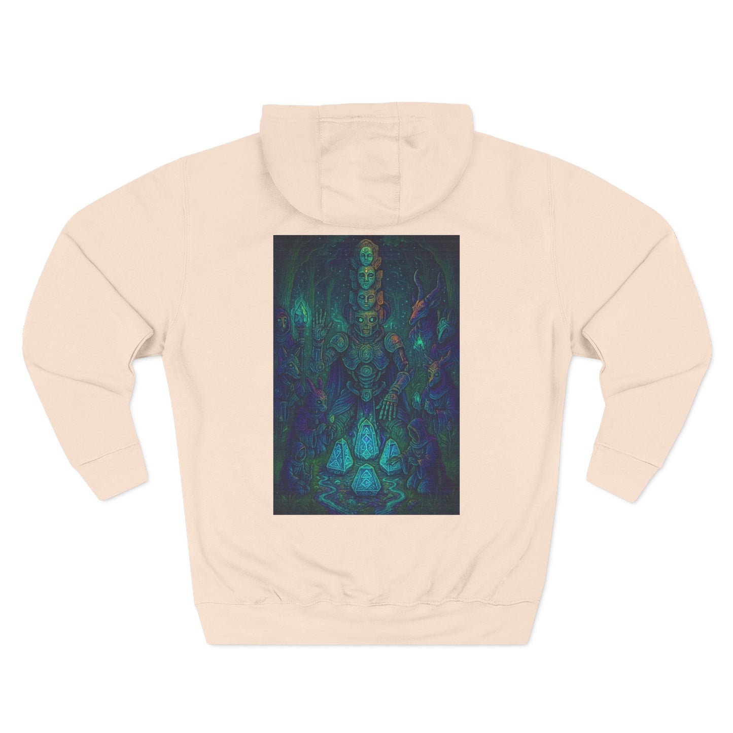 💧 Water Elemental Shaman Hoodie – By Trueiluminati Flow, Cosmic Streetwear, Unisex Style