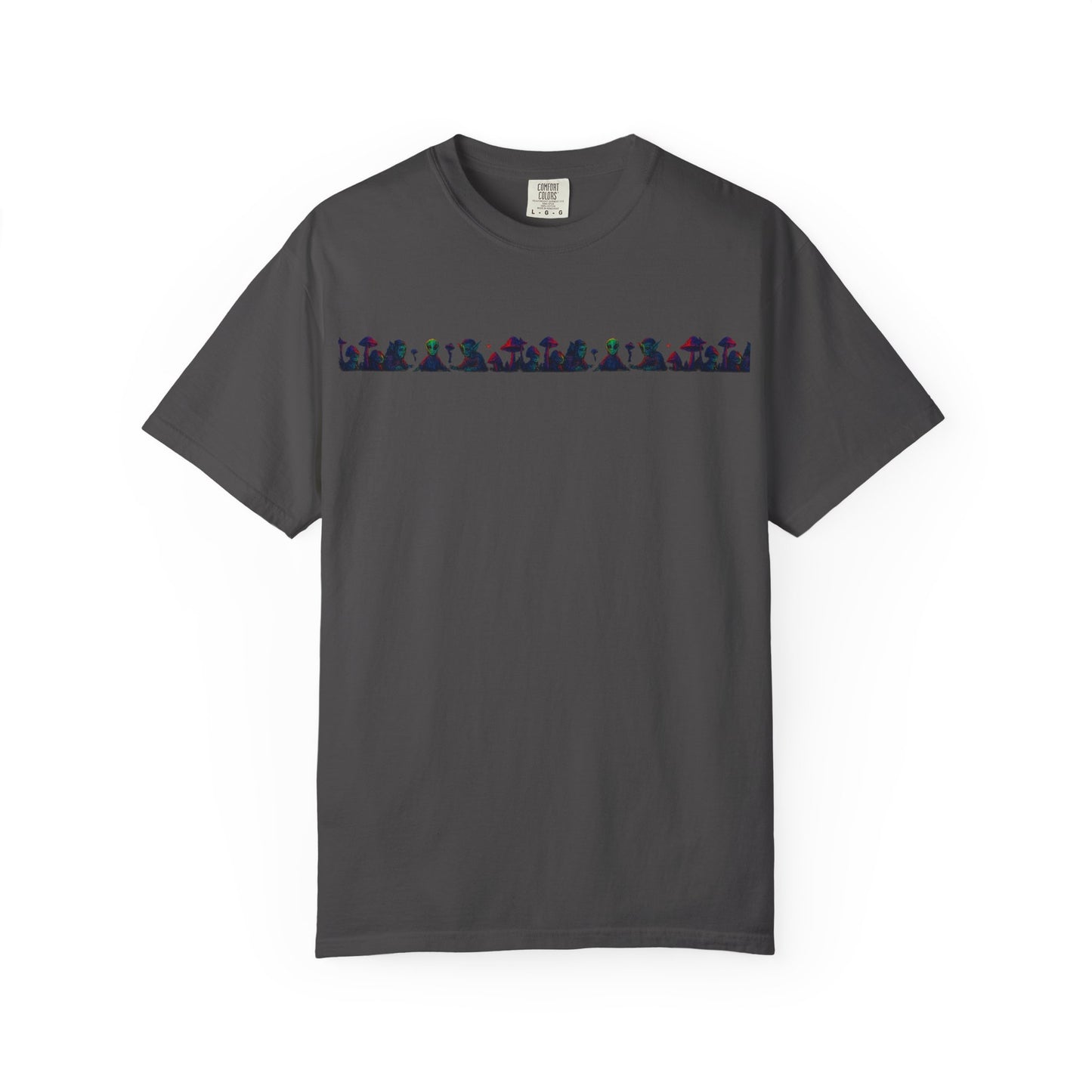 Hell Path By Trueiluminati Garment-Dyed T-shirt Unisex Gothic Tattoo-Style Shirt – Exclusive Trueiluminati Design