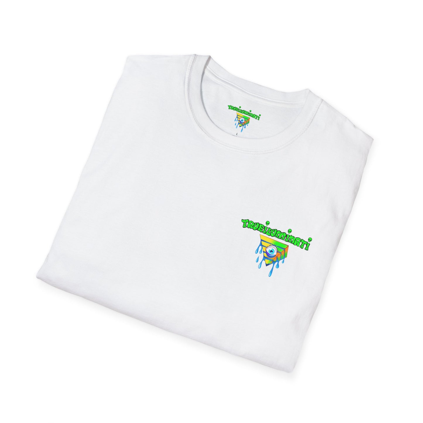 Forest At Night By Trueiluminati Mystical Gathering Unisex T-Shirt | Chill Vibes, Perfect for Festivals, Summer Nights, Gift for Friends, Unique Graphic Tee