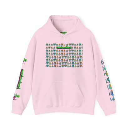 Young Symbol by Trueiluminati Unisex Hoodie, Cozy Sweatshirt for Outdoor Lovers, Gift for Adventurers, Eco-Friendly Fashion, Great for Camping