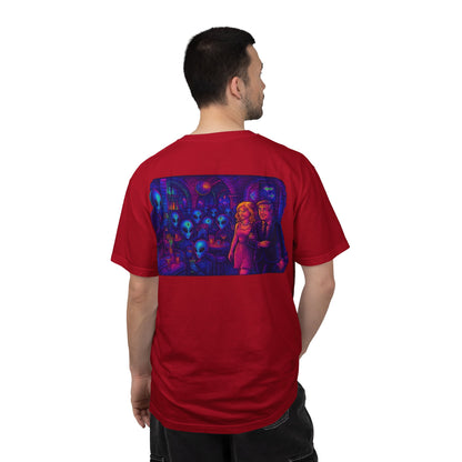 Camiseta Unissex New Disco Club By Trueiluminati com Design Alien Love, Camiseta Gráfica Divertida, Casual, Presente para Amigos, Camisa de Festa Exclusiva, Blusa Estilosa