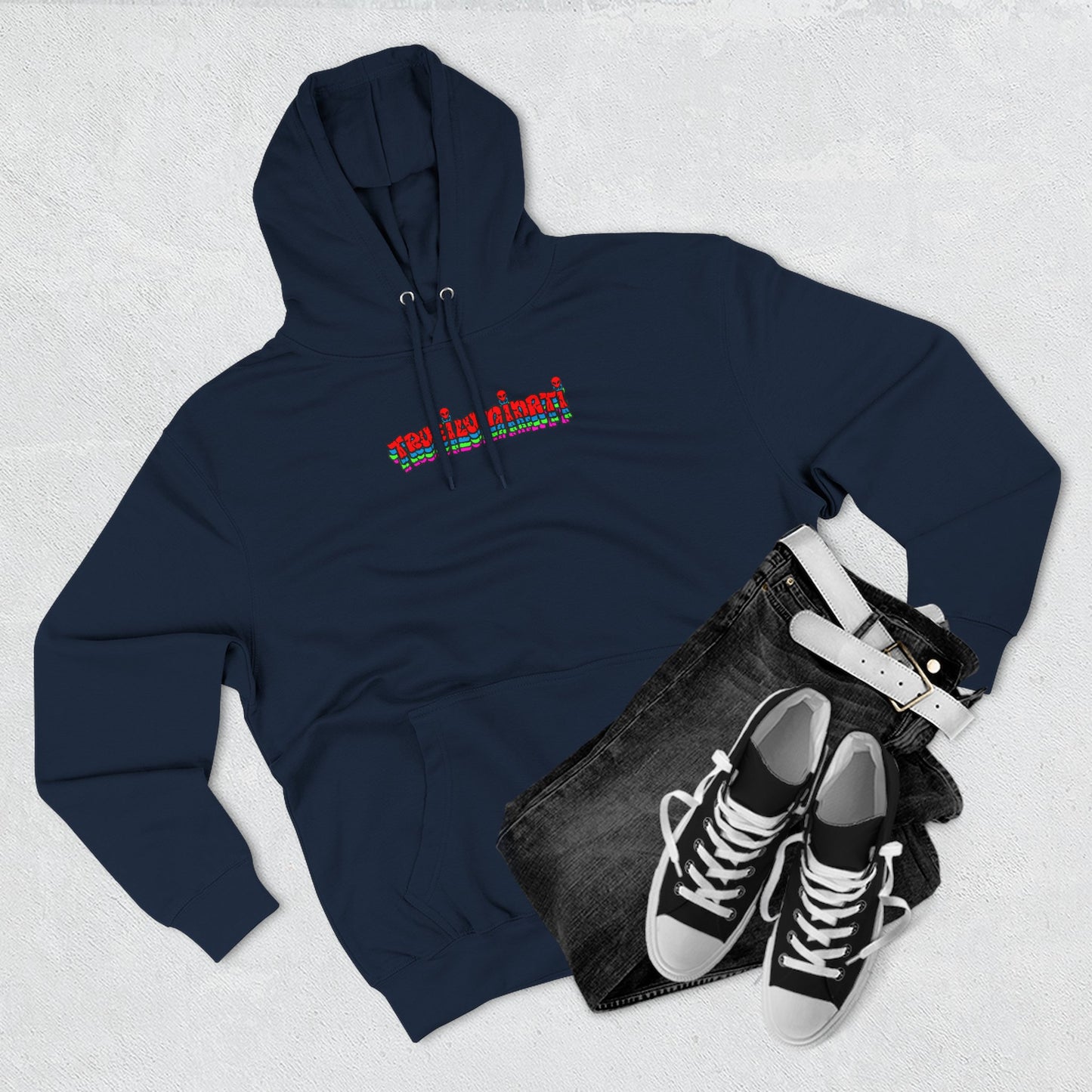 🔥 Moletom Shaman Elemental do Fogo – Por Trueiluminati Flame, Streetwear Cósmico, Estilo Unissex