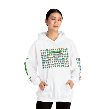 Young Symbol by Trueiluminati Unisex Hoodie, Cozy Sweatshirt for Outdoor Lovers, Gift for Adventurers, Eco-Friendly Fashion, Great for Camping