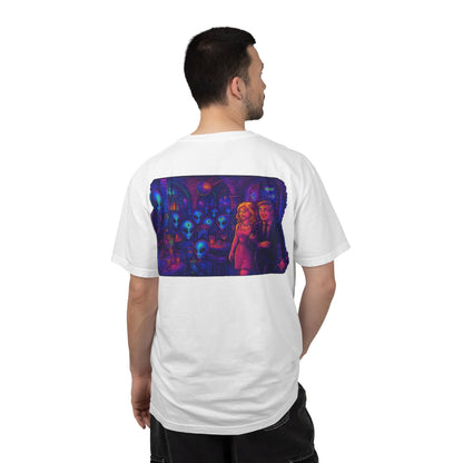 Camiseta Unissex New Disco Club By Trueiluminati com Design Alien Love, Camiseta Gráfica Divertida, Casual, Presente para Amigos, Camisa de Festa Exclusiva, Blusa Estilosa