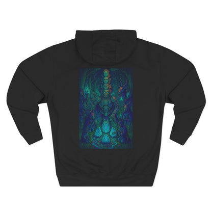 💧 Water Elemental Shaman Hoodie – By Trueiluminati Flow, Cosmic Streetwear, Unisex Style