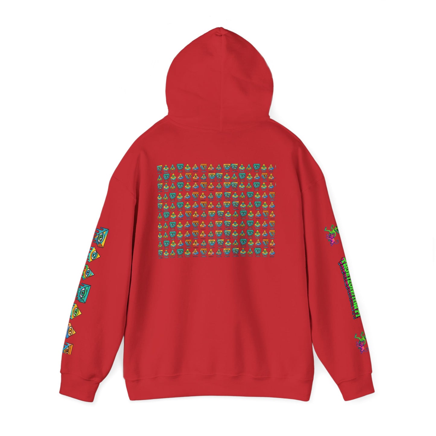 Young Symbol by Trueiluminati Unisex Hoodie, Cozy Sweatshirt for Outdoor Lovers, Gift for Adventurers, Eco-Friendly Fashion, Great for Camping