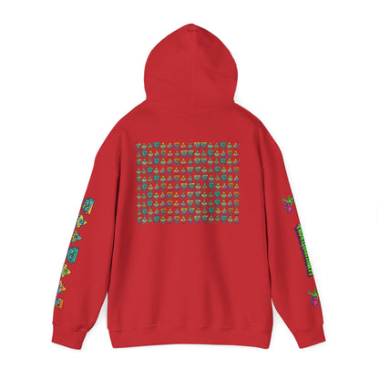 Young Symbol by Trueiluminati Unisex Hoodie, Cozy Sweatshirt for Outdoor Lovers, Gift for Adventurers, Eco-Friendly Fashion, Great for Camping