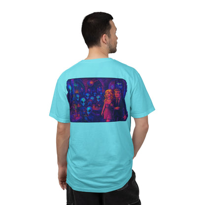 Camiseta Unissex New Disco Club By Trueiluminati com Design Alien Love, Camiseta Gráfica Divertida, Casual, Presente para Amigos, Camisa de Festa Exclusiva, Blusa Estilosa