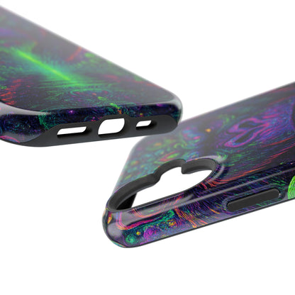 Alpha Apee By Trueiluminati Vibrant Gorilla Phone Case - Magnetic Impact-Resistant, Carry the Vibe Unique Gift for Animal Lovers, Psychedelic Design, Phone Protector, Eco-Friendly