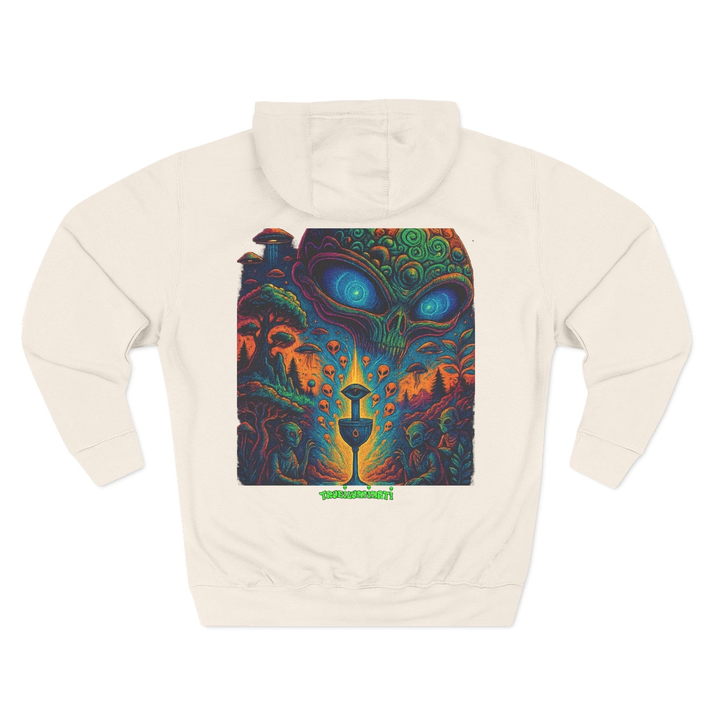 Psychedelic Three-Panel Fleece Hoodie, Cozy Hoodie for Festival Lovers, Unique Gift for Art Enthusiasts, Perfect for Casual Outings, [...]