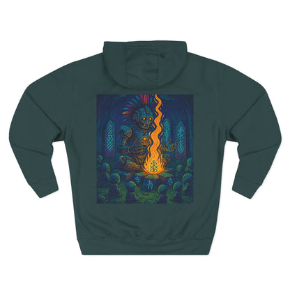 🔥 Moletom Shaman Elemental do Fogo – Por Trueiluminati Flame, Streetwear Cósmico, Estilo Unissex