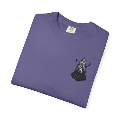 Bear Shirt, Art Tee, Unisex Graphic T-Shirt, Boho Style Gift, Unique Nature Apparel