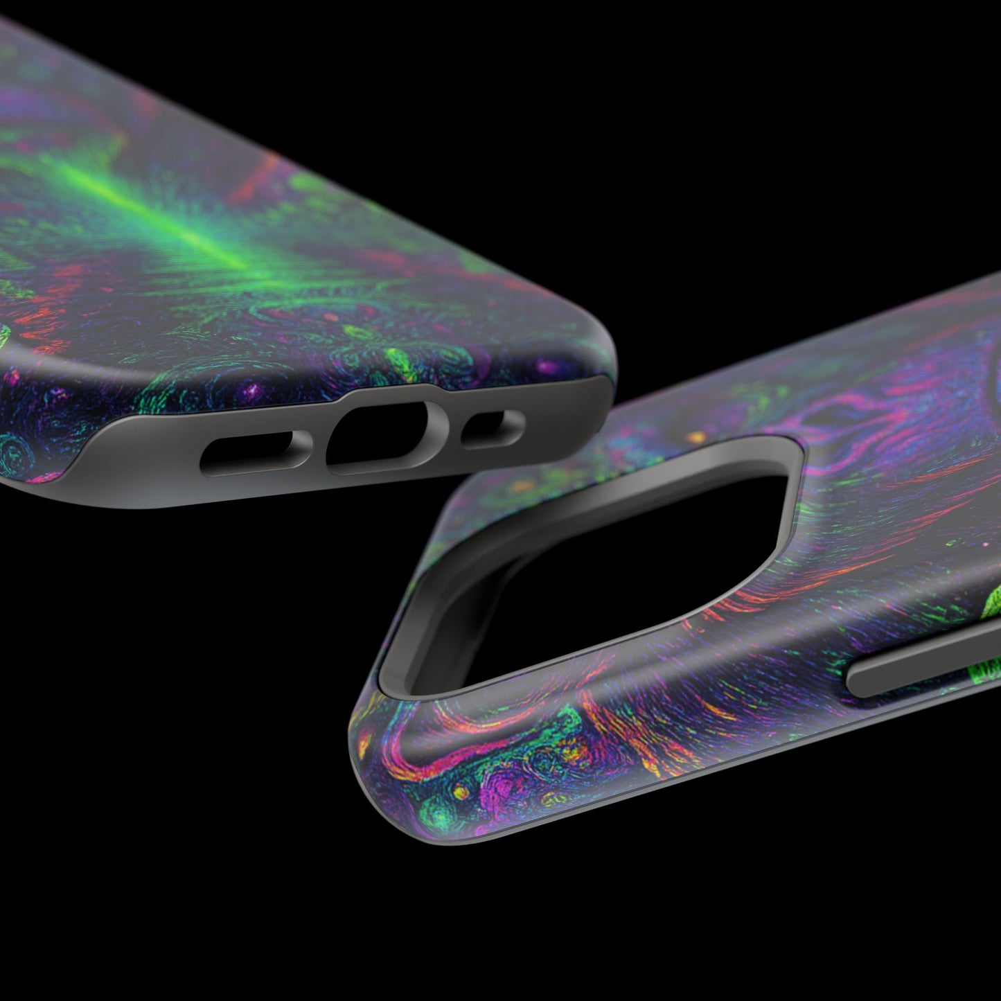 Alpha Apee By Trueiluminati Vibrant Gorilla Phone Case - Magnetic Impact-Resistant, Carry the Vibe Unique Gift for Animal Lovers, Psychedelic Design, Phone Protector, Eco-Friendly