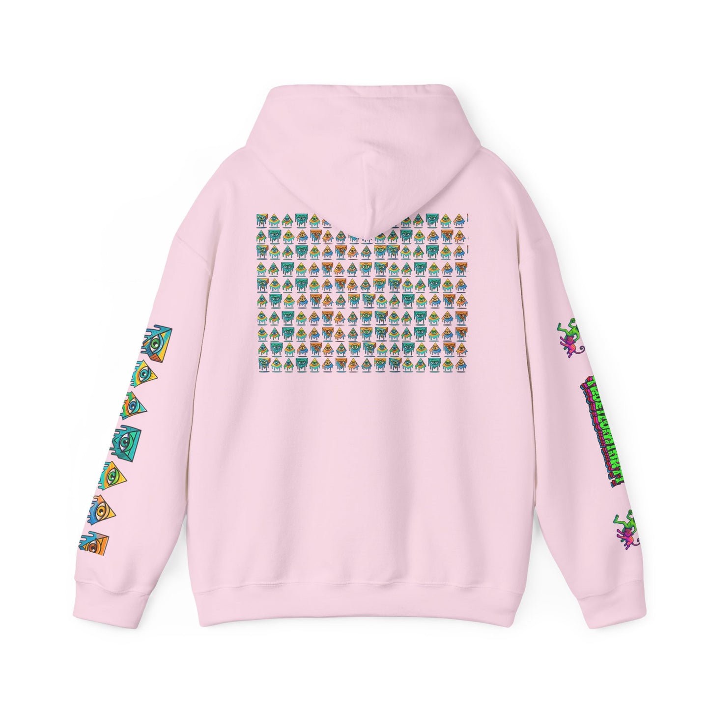 Young Symbol by Trueiluminati Unisex Hoodie, Cozy Sweatshirt for Outdoor Lovers, Gift for Adventurers, Eco-Friendly Fashion, Great for Camping